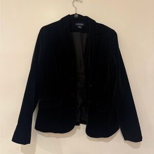 Ann Taylor Black Velvet Blazer